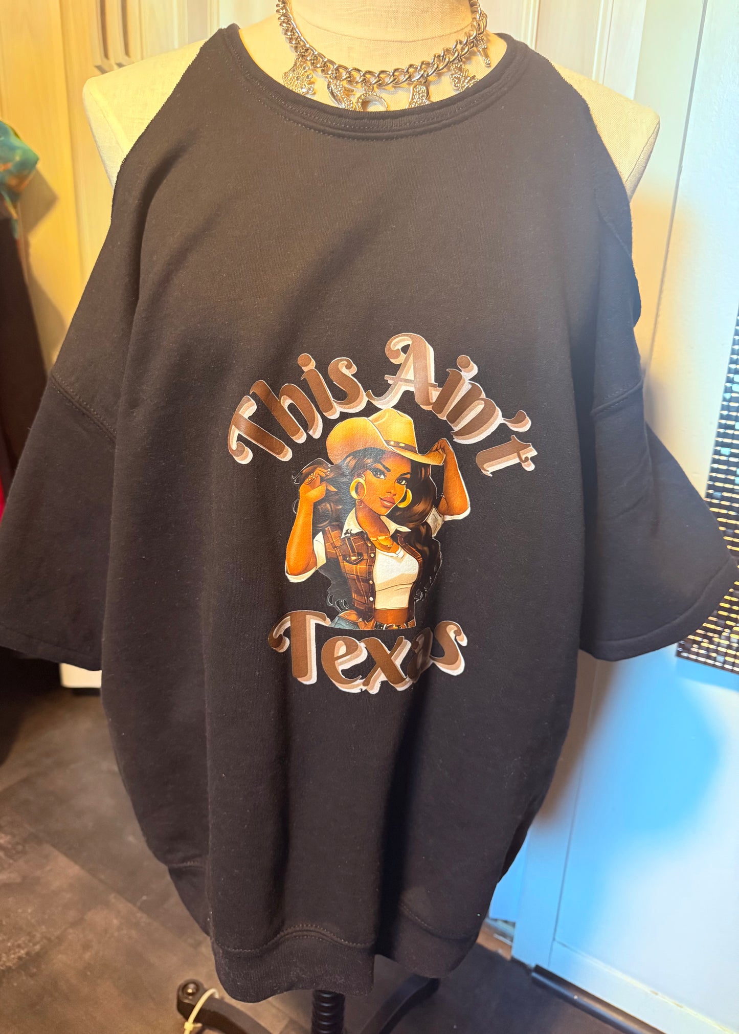 Cold Shoulder Sweatshirt