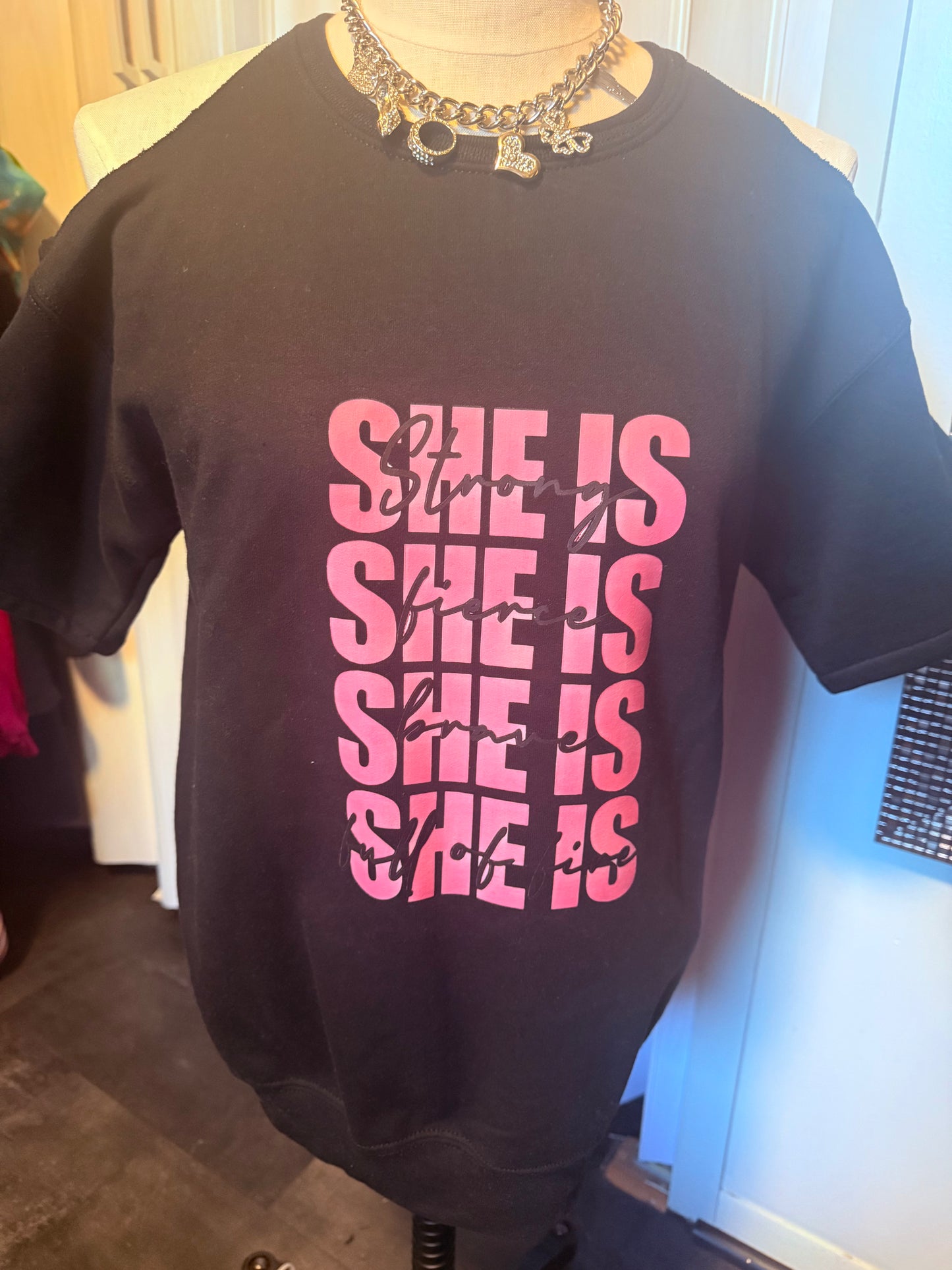 Cold Shoulder Sweatshirt