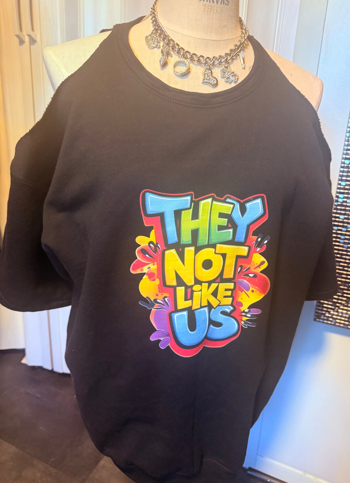 Cold Shoulder Sweatshirt