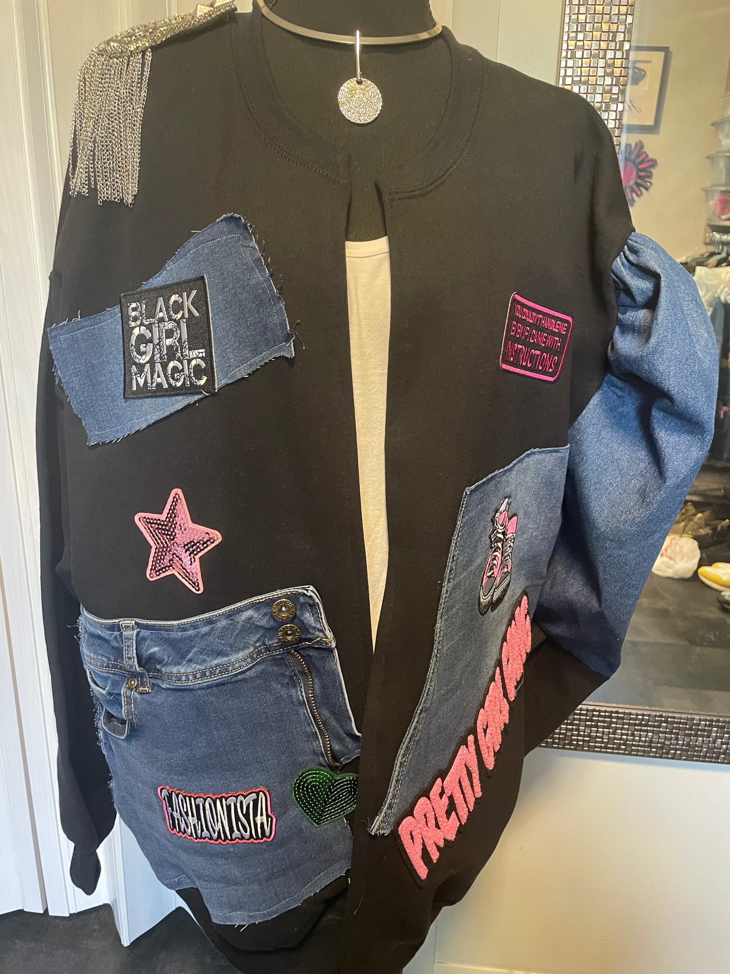 Puffy Sleeve Cardigan