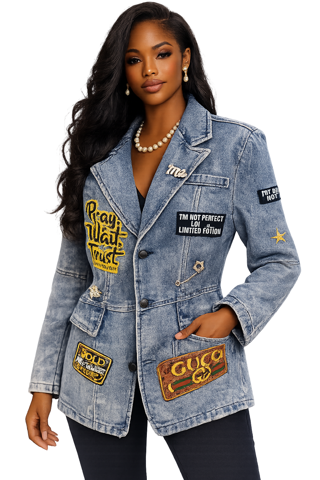 Custom Denim Blazer