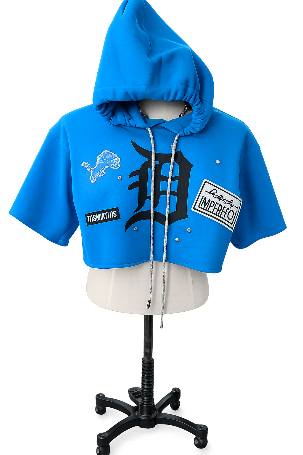 Lions Crop Hoodie
