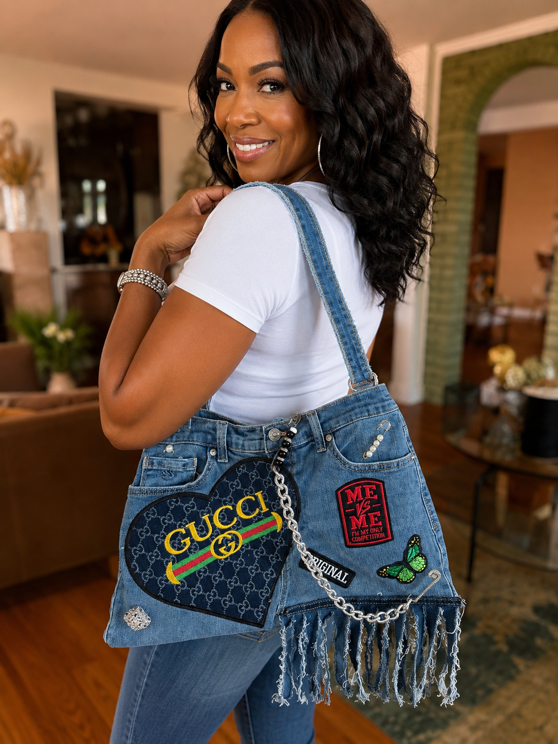Custom Gucci Inspired Tote