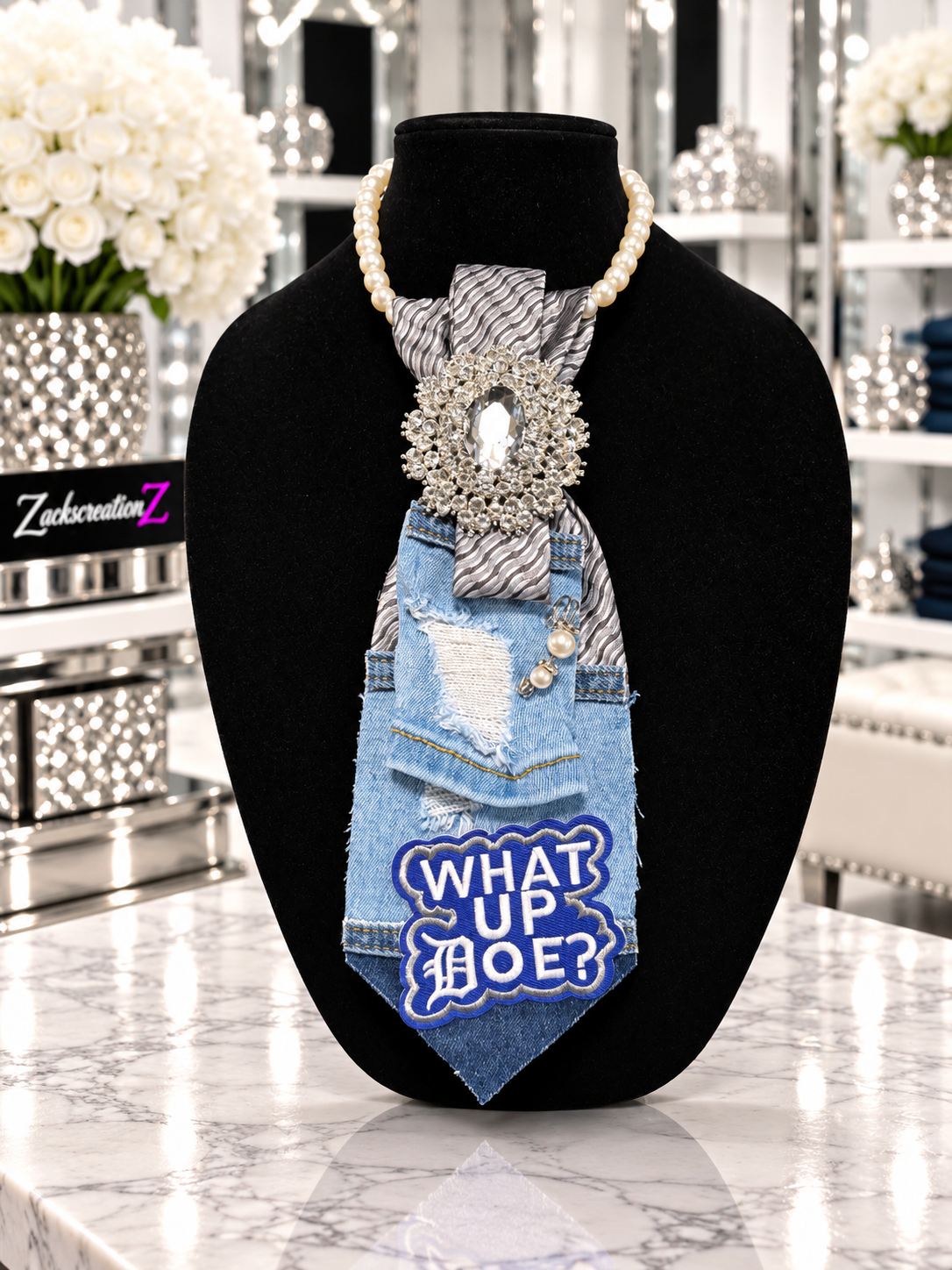 Custom What Up Doe Tie