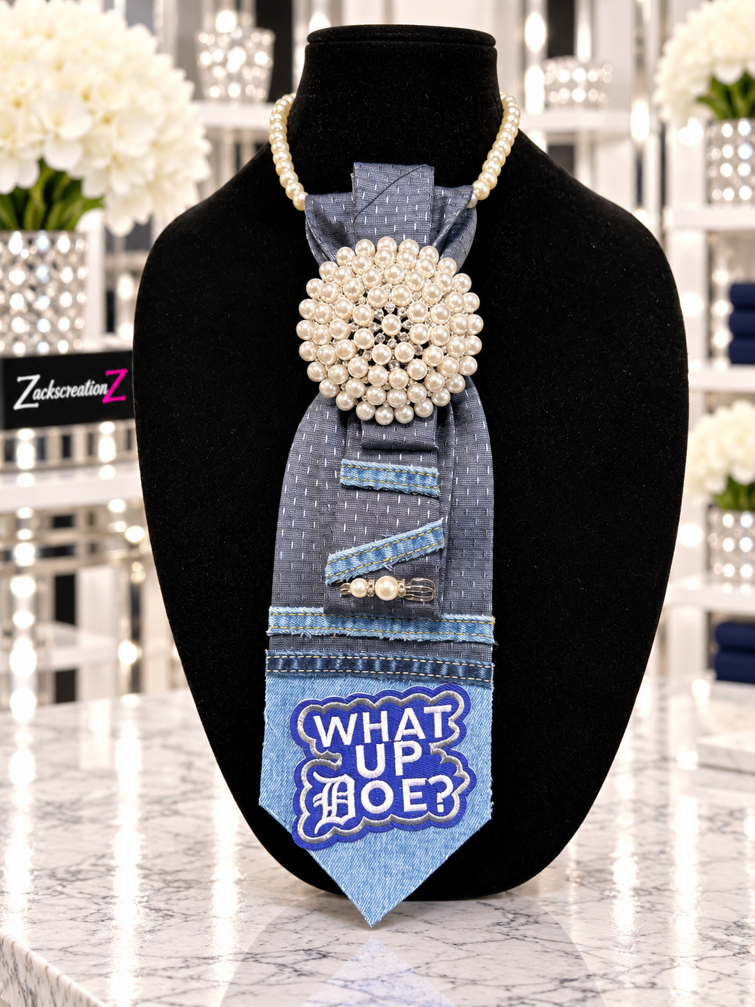 Custom What Up Doe Tie