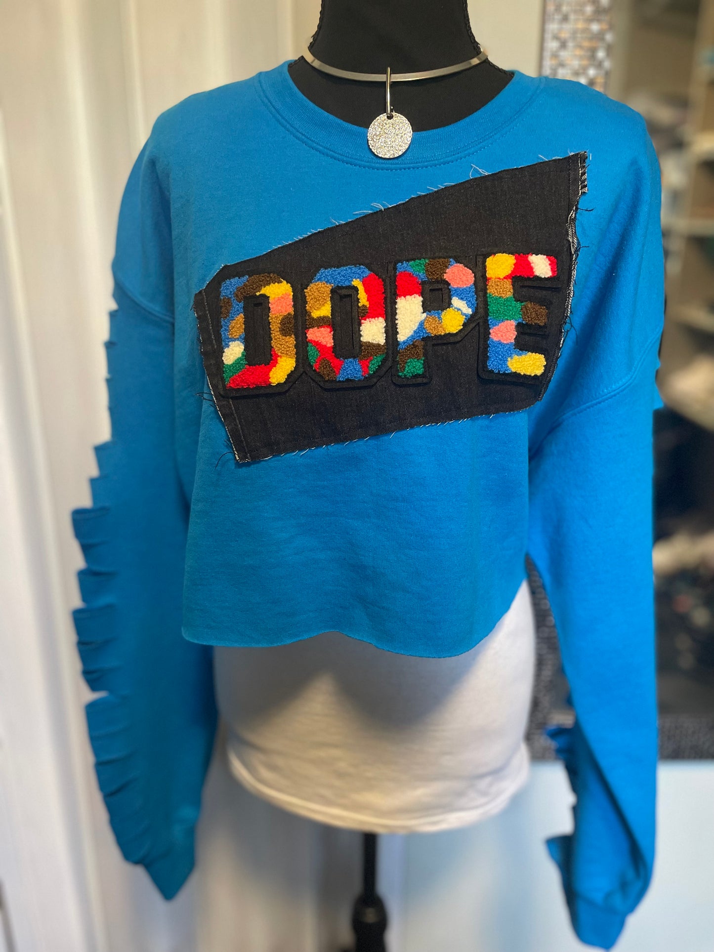 Dope Distressed Sweatshirt
