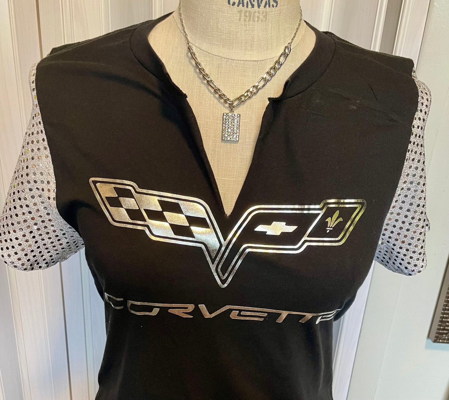 Ladies Corvette Black w/ Silver