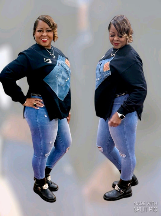 Denim on Deck Crewneck