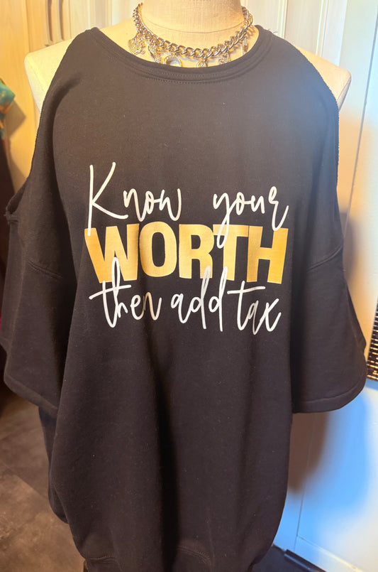 Cold Shoulder Sweatshirt