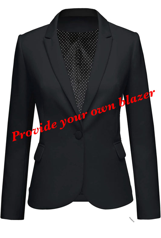 Provide your own blazer.