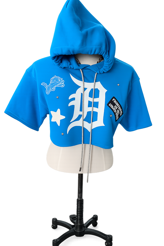 Crop Lions Hoodie