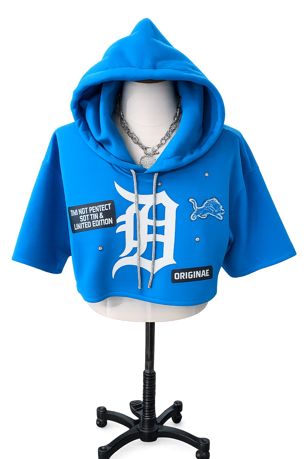 Lions Crop Hoodie