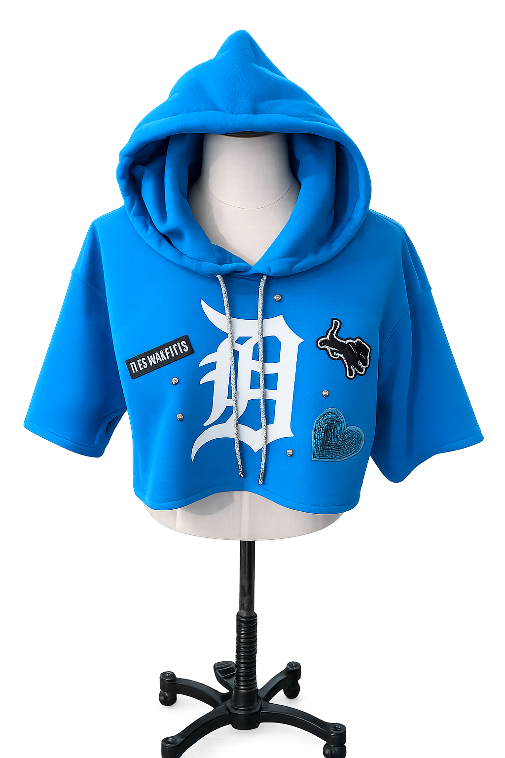 Lions Crop Hoodie