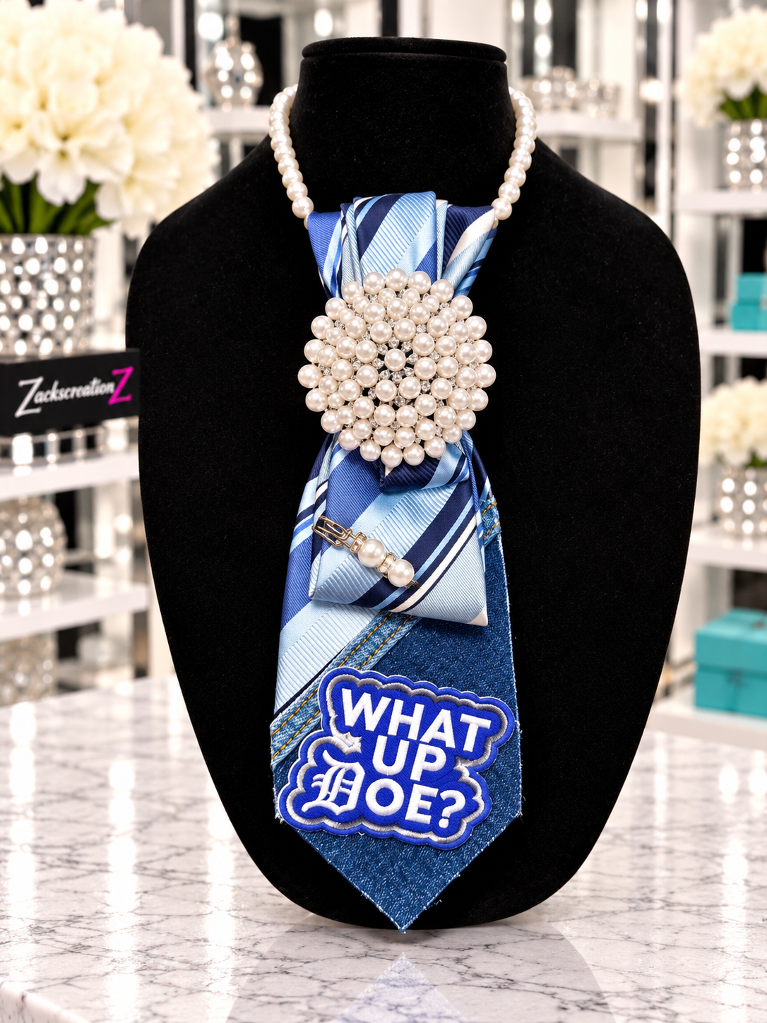 Custom What Up Doe Tie