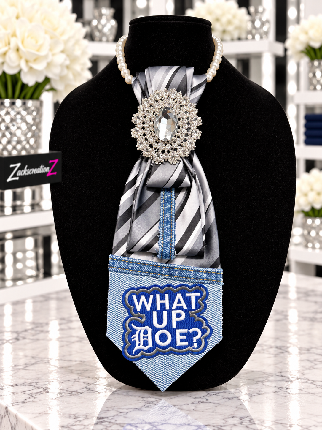 Custom What Up Doe Tie